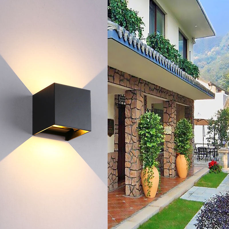 Zeitgenössische einfache Wandleuchte LED Black Wall-Washer Light für Wohnzimmer