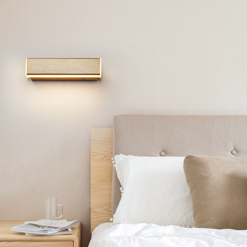 Schlafzimmer Einfache Leuchten LED -LED rotierende Wandmontageleuchte