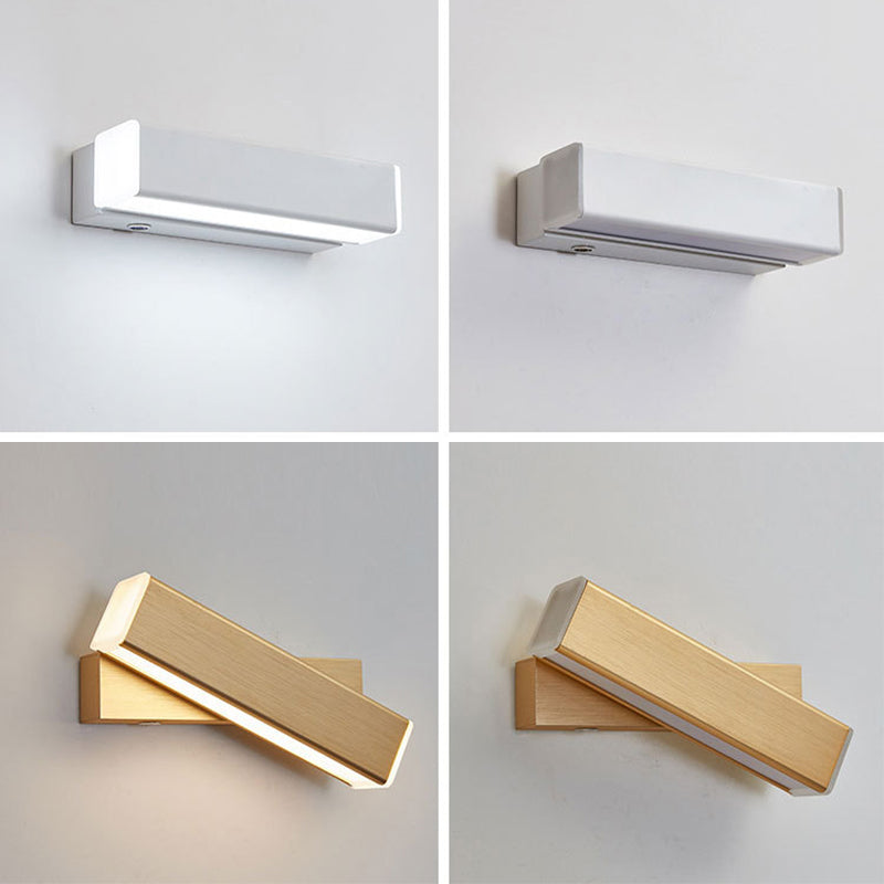 Schlafzimmer Einfache Leuchten LED -LED rotierende Wandmontageleuchte