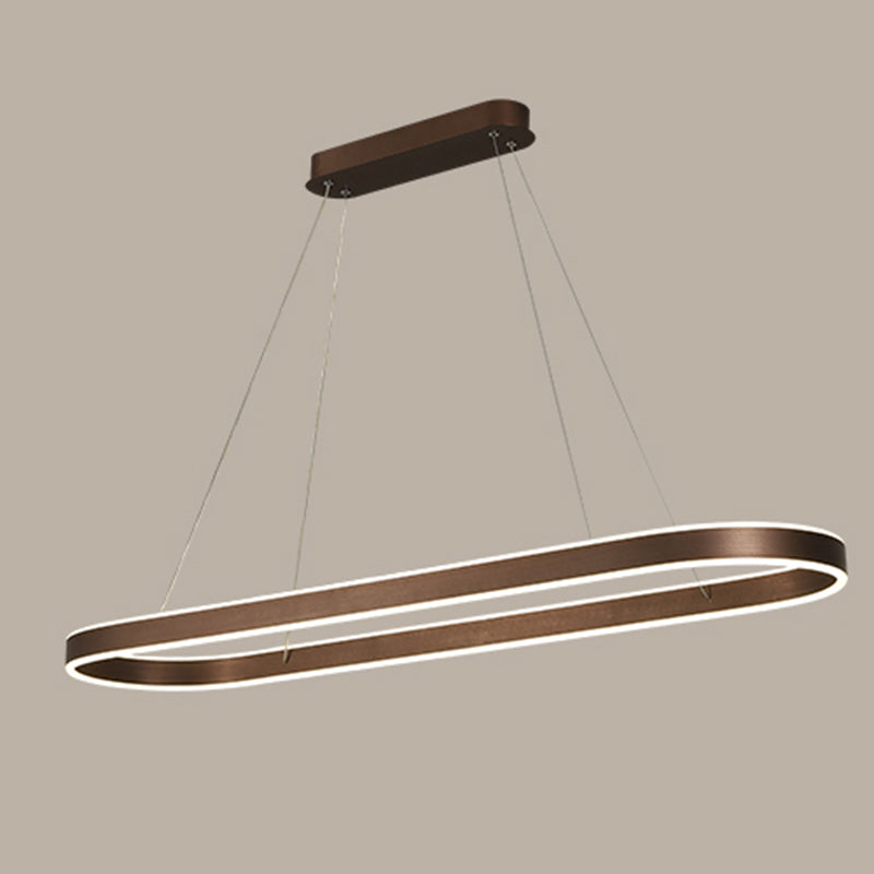 Modern Style Hanging Lamp Simple LED Pendant Light Fixture for Dining Room
