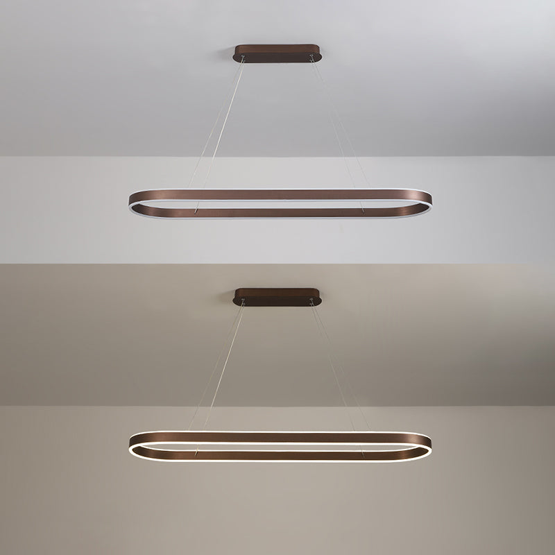 Modern Style Hanging Lamp Simple LED Pendant Light Fixture for Dining Room