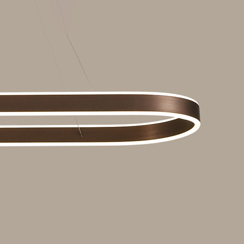 Modern Style Hanging Lamp Simple LED Pendant Light Fixture for Dining Room