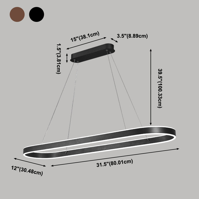 Moderne stijl hangende lamp eenvoudige led hanglamp lamp voor eetkamer