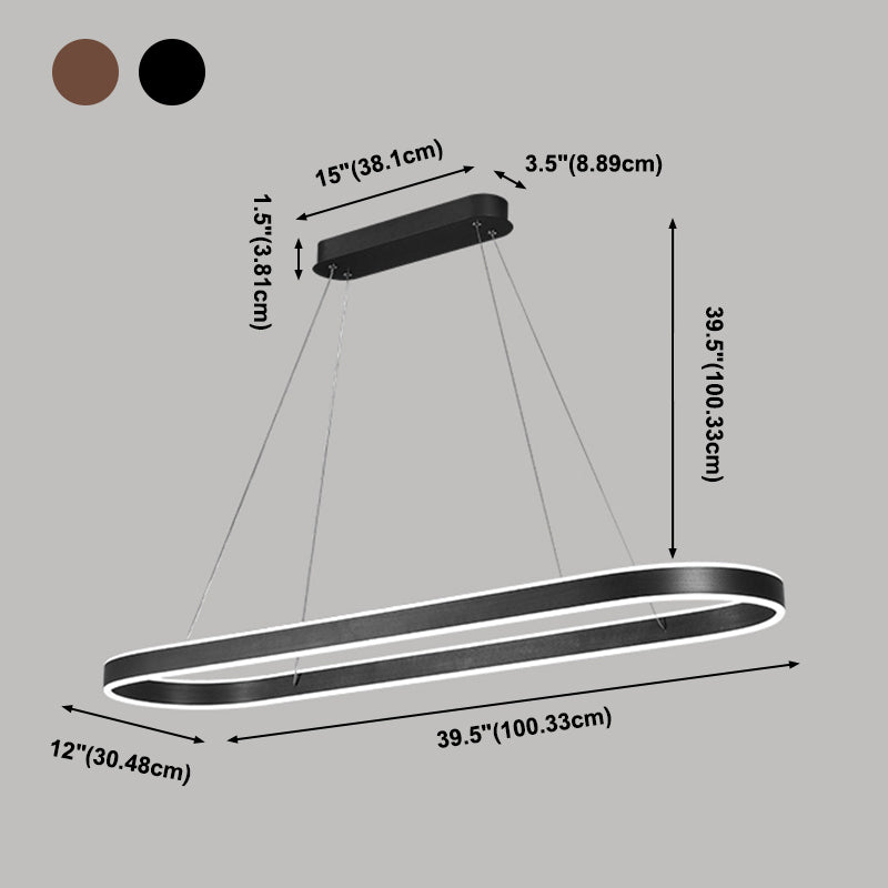 Moderne stijl hangende lamp eenvoudige led hanglamp lamp voor eetkamer