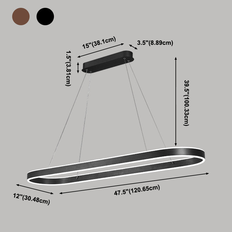 Moderne stijl hangende lamp eenvoudige led hanglamp lamp voor eetkamer