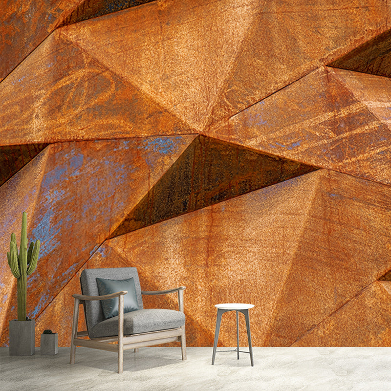 Metal Properties Mural Wallpaper Wall Covering for Living Room Decoration