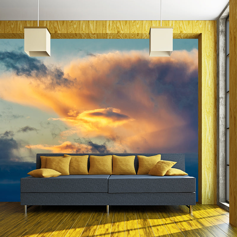 Sky View Mural Modern Stain Resistant Wall Art for Sitting Room, Made to Measure