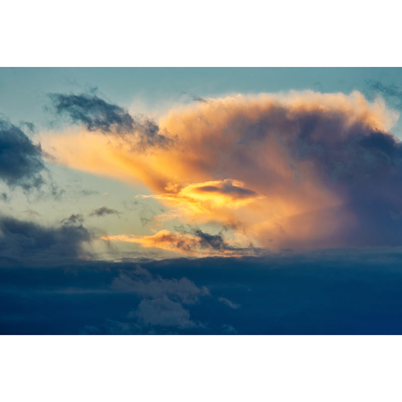 Sky View Mural Modern Stain Resistant Wall Art for Sitting Room, Made to Measure