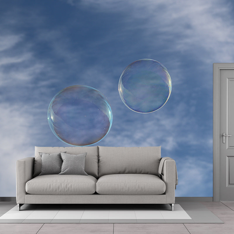 Sky View Mural Modern Stain Resistant Wall Art for Sitting Room, Made to Measure