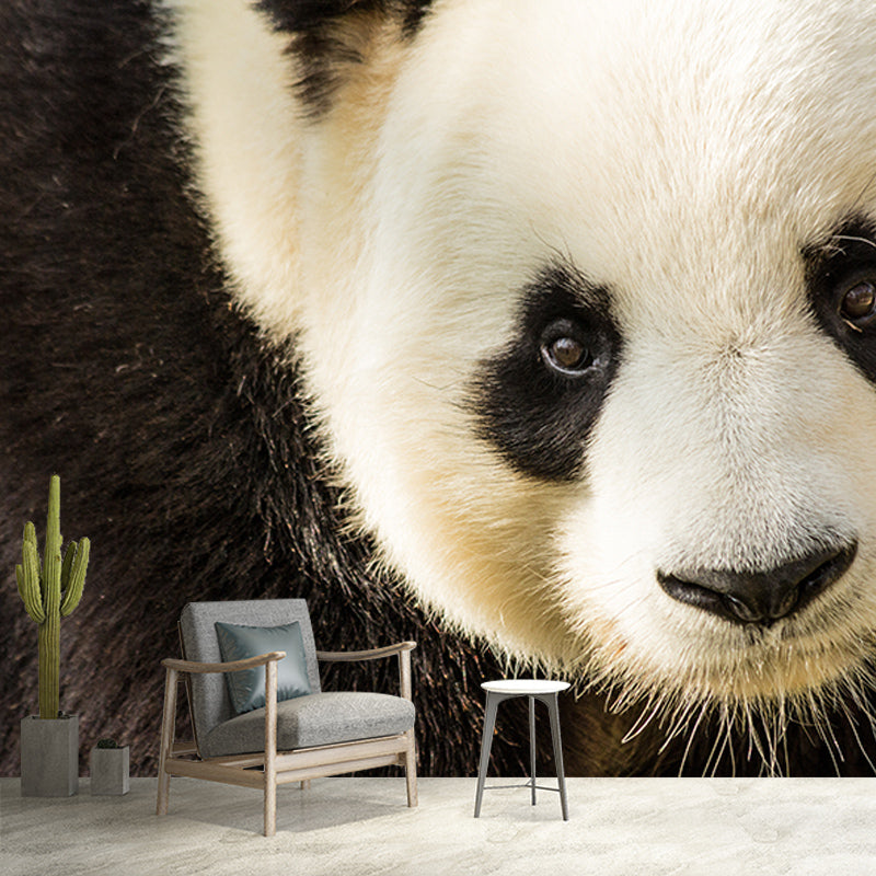 Cute Panda Mural Wallpaper Living Room Decoration, Personalized Size Available