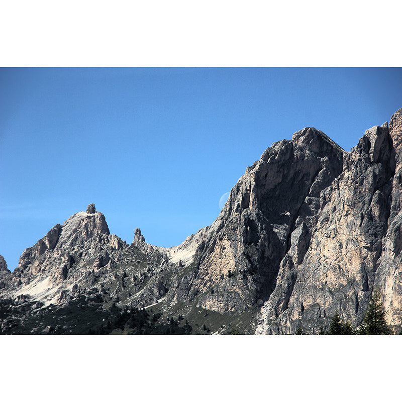 Modern Mountain Moisture Resistant Mural Wall Covering for Sleeping Room