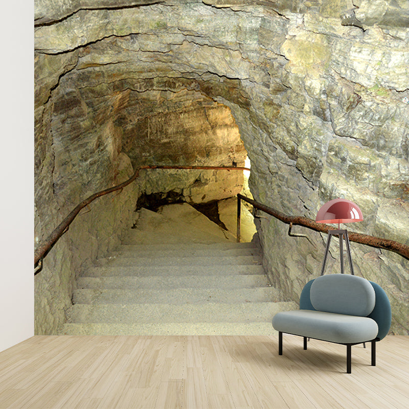 Modern Space Extension Removable Wall Mural for Gust Room, Moisture Resistant