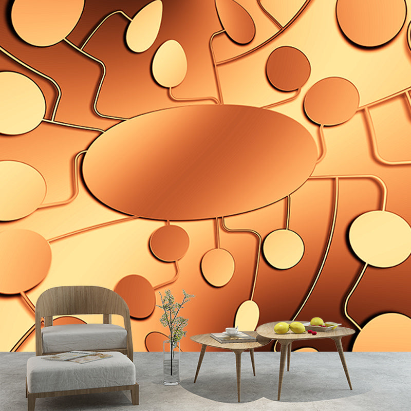 Geometry Minimalist Mural Wallpaper Full Size Wall Covering for Accent Wall