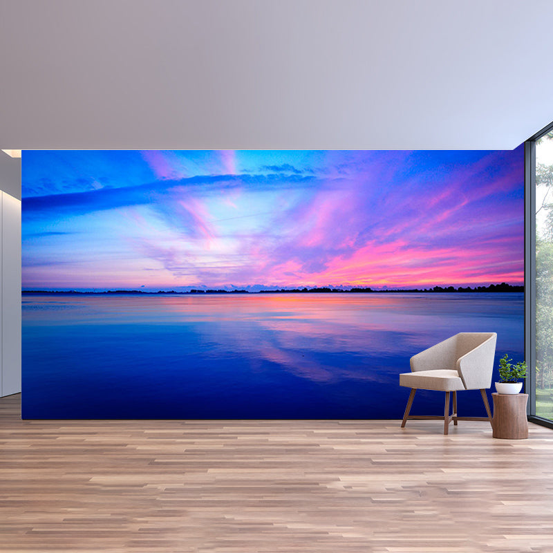Modern Beach Environment Friendly Mural Wall Covering for Sleeping Room