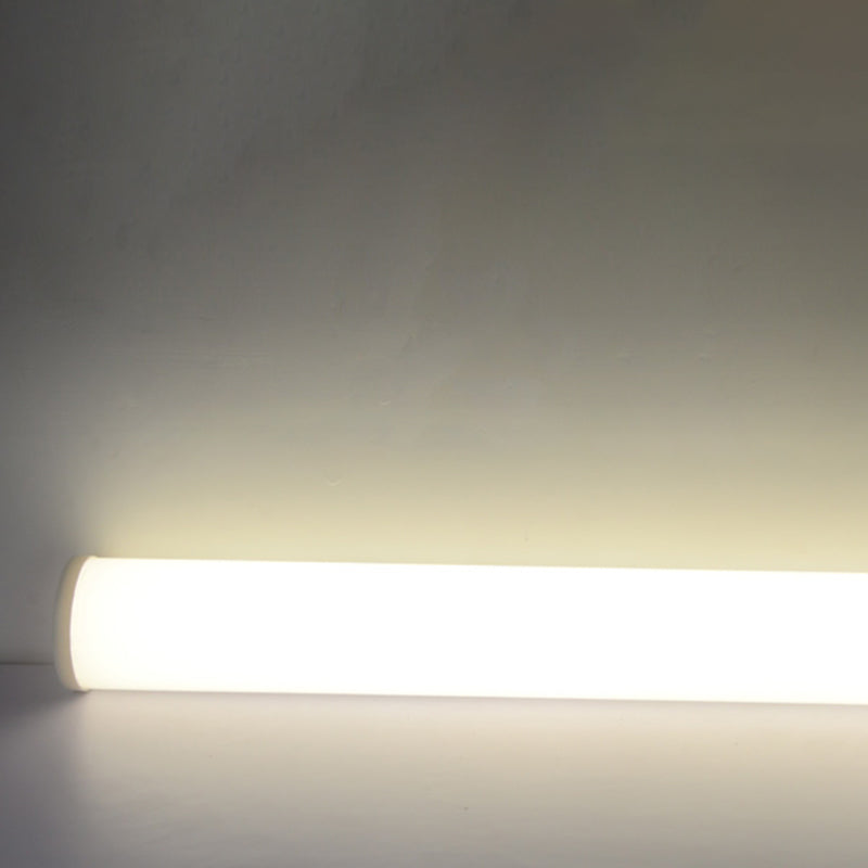 Moderne lineare Insel Kronleuchter Lichter Acrylinsellampen im weißen Finish