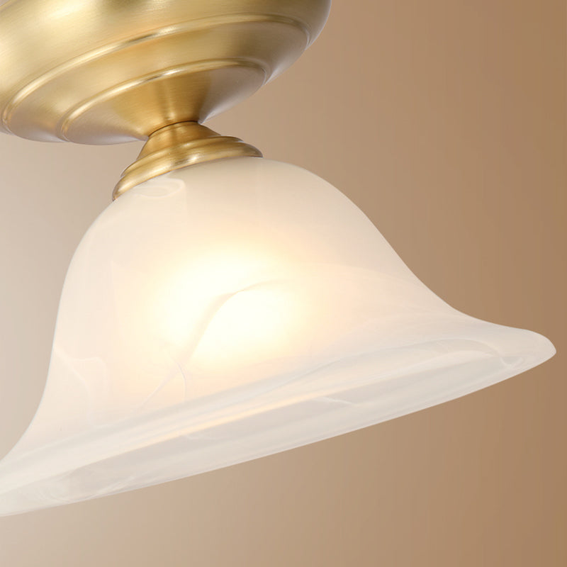 Isola contemporanea illuminazione vetro a campana 3 luce dell'isola luce in oro