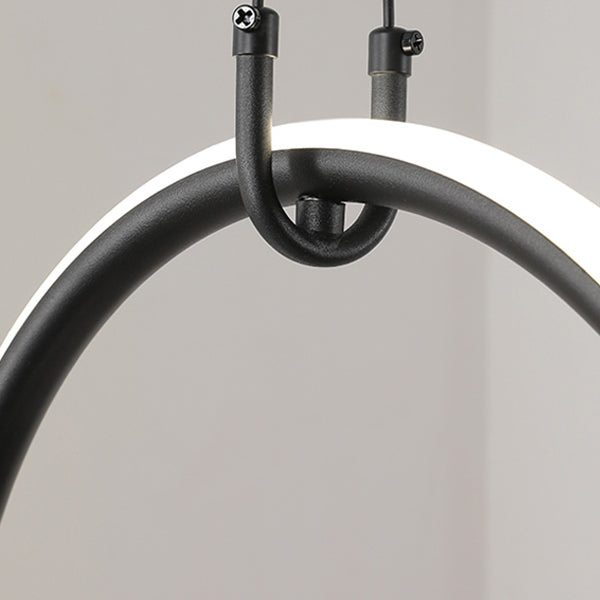 Luces colgantes de la isla lineal iluminación colgante moderna para cocina