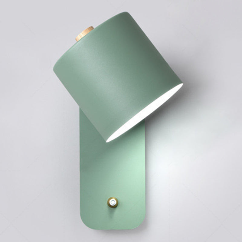 1-Licht-Halbzylinderwandbeleuchtung moderner Metallwandmontage-Leuchte mit Metallwand