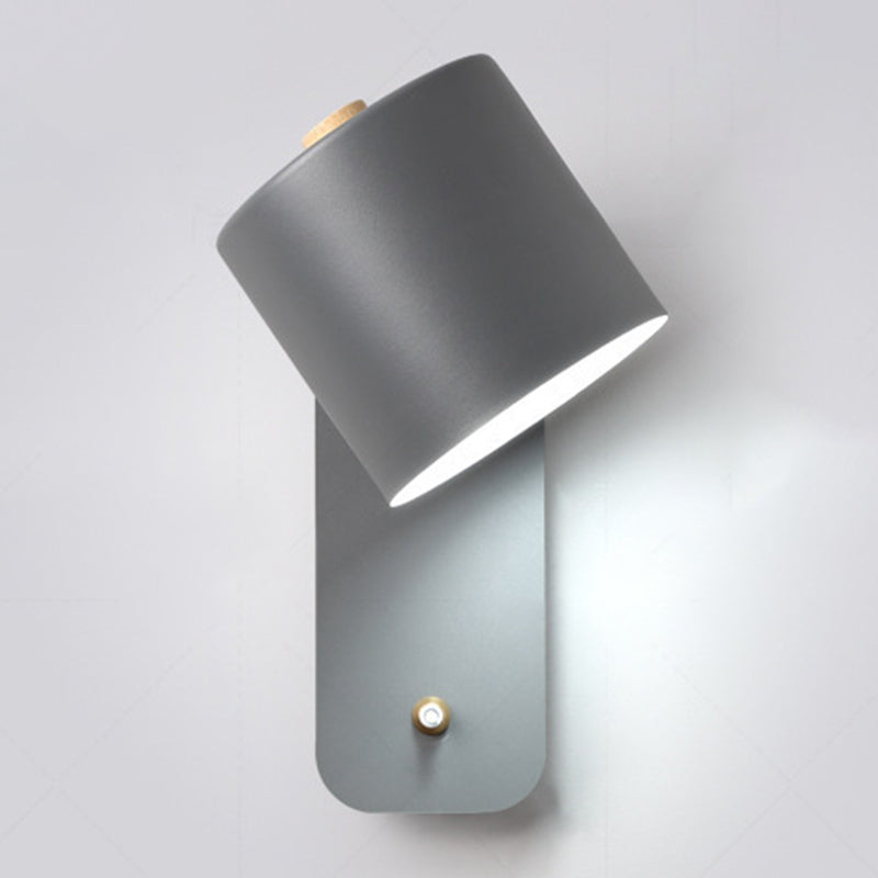 1-Licht-Halbzylinderwandbeleuchtung moderner Metallwandmontage-Leuchte mit Metallwand