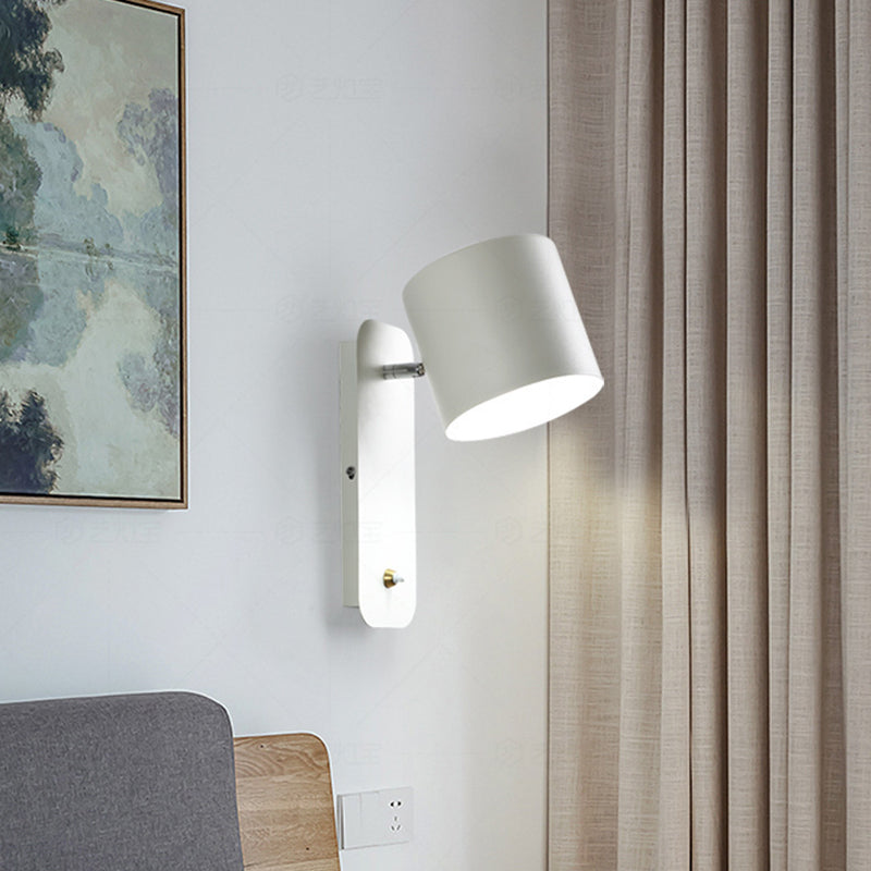 1-Licht-Halbzylinderwandbeleuchtung moderner Metallwandmontage-Leuchte mit Metallwand