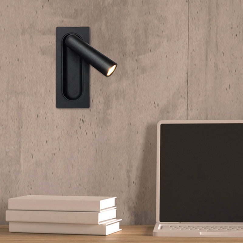 Metallzylinderwand montierte Lampen zeitgenössische 1 leichte Wandmontage -Lesellichter