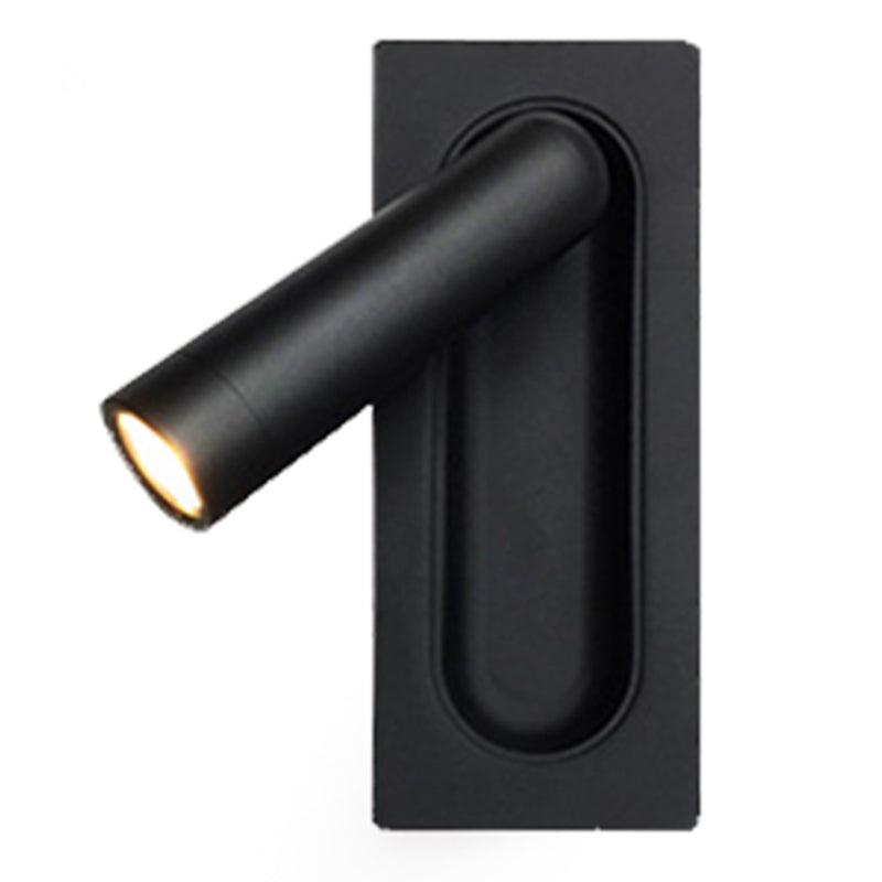 Metallzylinderwand montierte Lampen zeitgenössische 1 leichte Wandmontage -Lesellichter