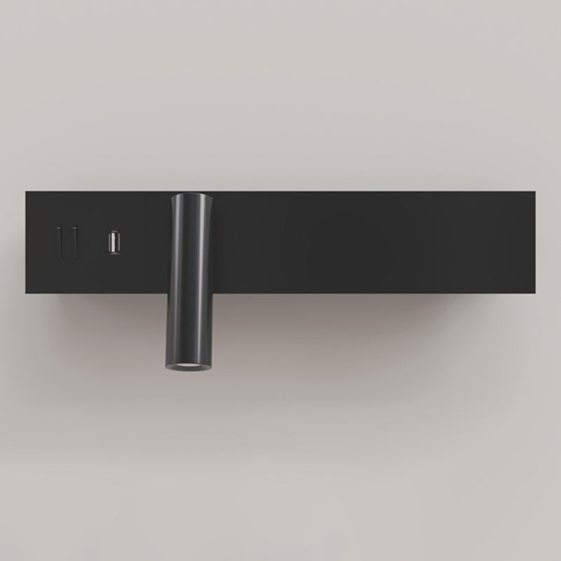 Lámparas de pared LED rectangulares ajustables lámparas de aplanque de metal de estilo moderno