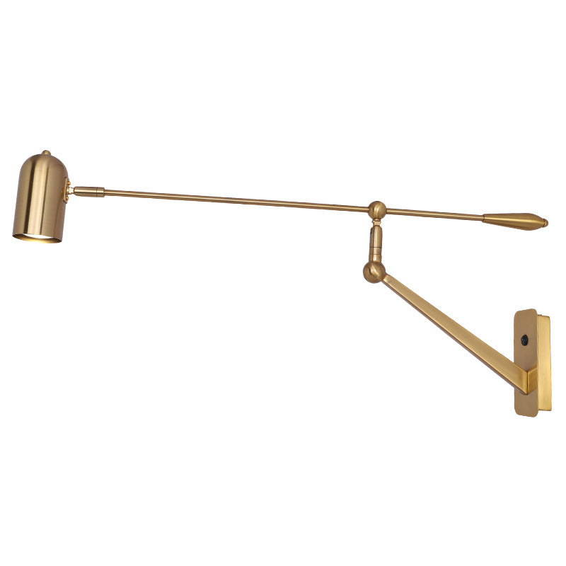 Moderner Stil Verstellbarer geometrische Wandlampe Metall 1 Leichte Wandmontagelampen