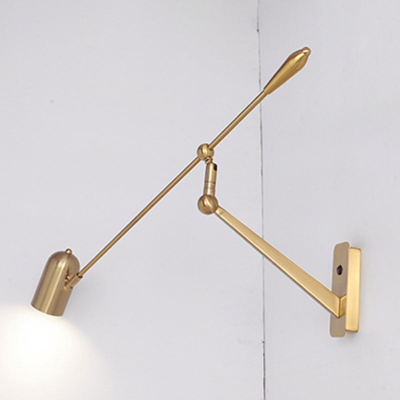 Moderner Stil Verstellbarer geometrische Wandlampe Metall 1 Leichte Wandmontagelampen