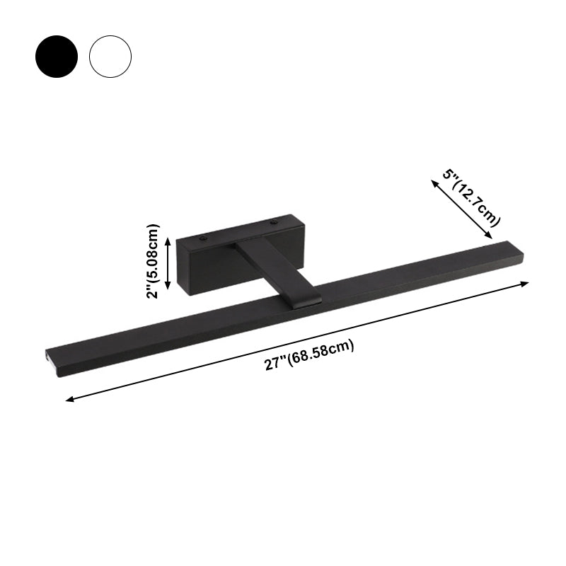 Modern Style Linear Wall Lighting Aluminum Wall Mirror Mounted Light Fixture