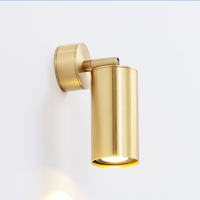 Iluminación de pared de cilindro múltiple lámpara de pared de metal moderna lámpara montada en la pared en latón