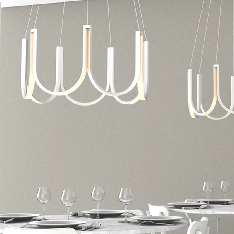 Modern Minimalism Style LED Pendant Chandelier Light Aluminum Chandelier