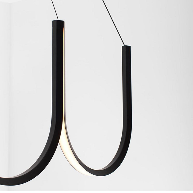 Modern Minimalism Style LED Pendant Chandelier Light Aluminum Chandelier