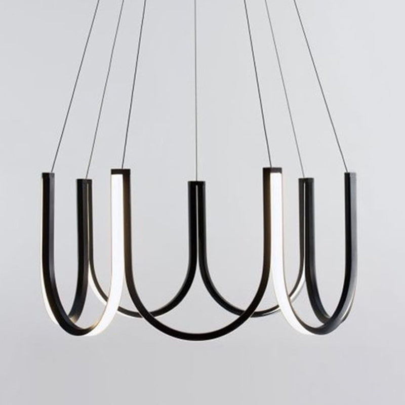 Modern Minimalism Style LED Pendant Chandelier Light Aluminum Chandelier