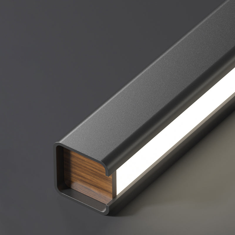 Luz Led Island Lighture Nordic Modern Style Comedor Rectángulo Luz de colgante