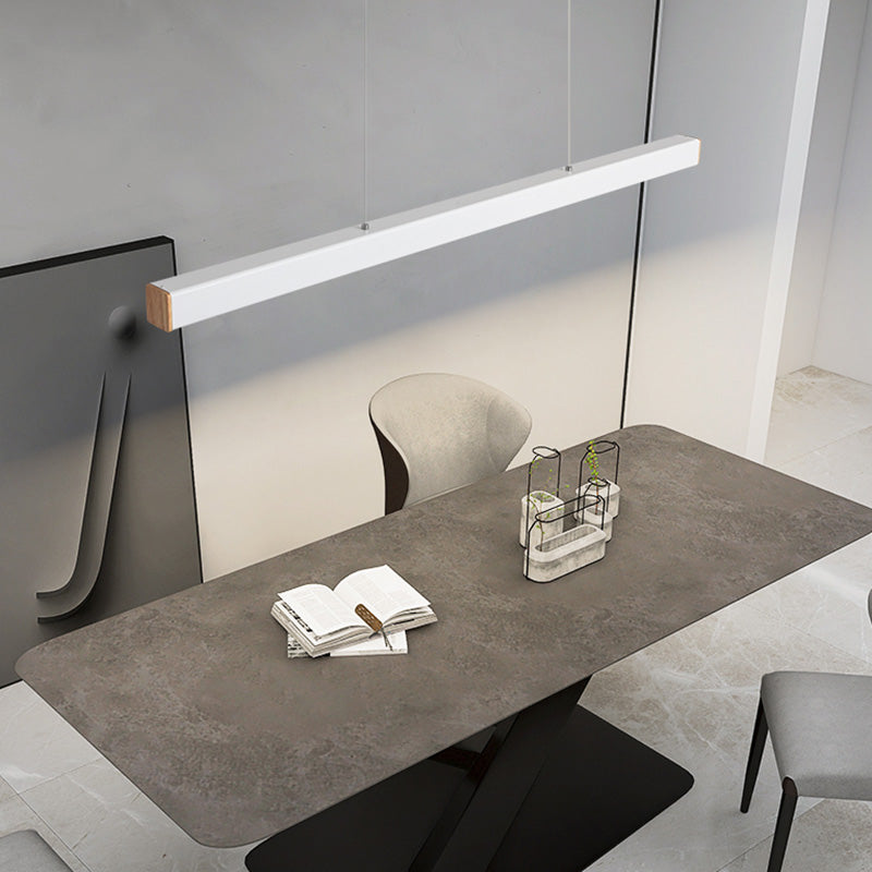 LED Island Lamp Nordic Modern Style Aluminum Dining Room Pendant Light