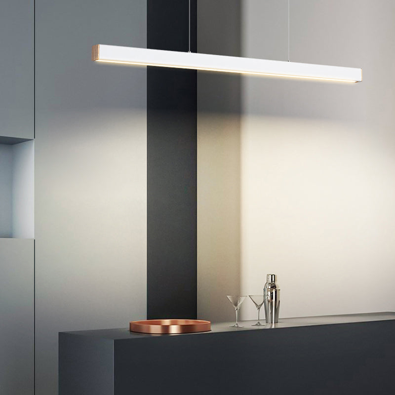 LED Island Lamp Nordic Modern Style Aluminum Dining Room Pendant Light