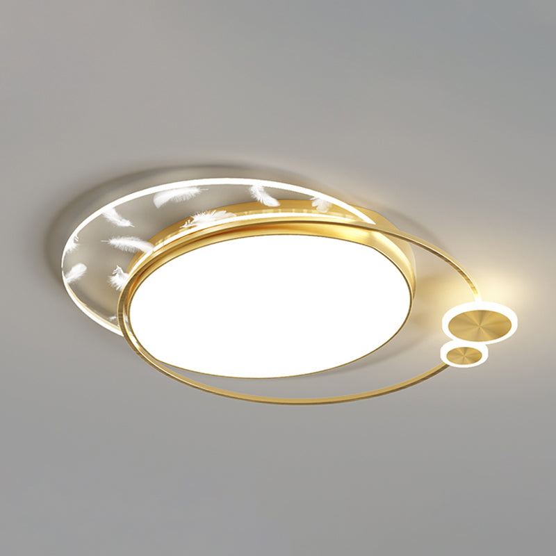 Moderne inbouwlamp ronde LED-plafondlamp voor woonkamer eetkamer