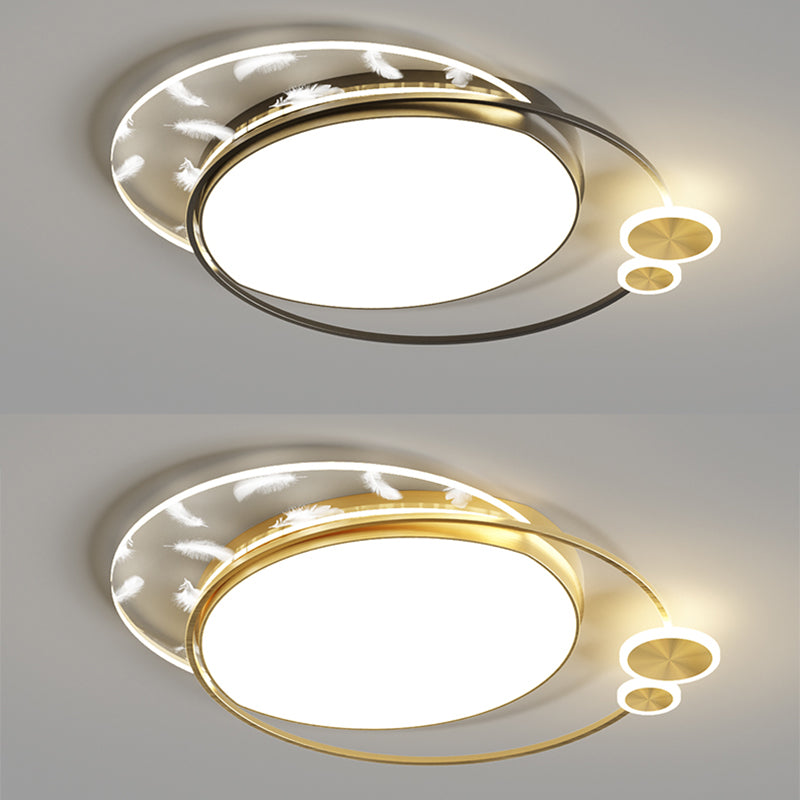 Moderne inbouwlamp ronde LED-plafondlamp voor woonkamer eetkamer