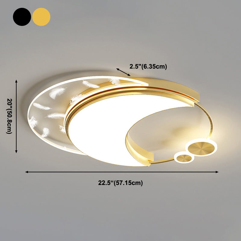 Moderne inbouwlamp ronde LED-plafondlamp voor woonkamer eetkamer