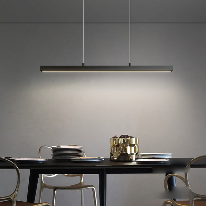 Modern Simple Style Island Lamp LED Aluminum Dining Room Pendant Light