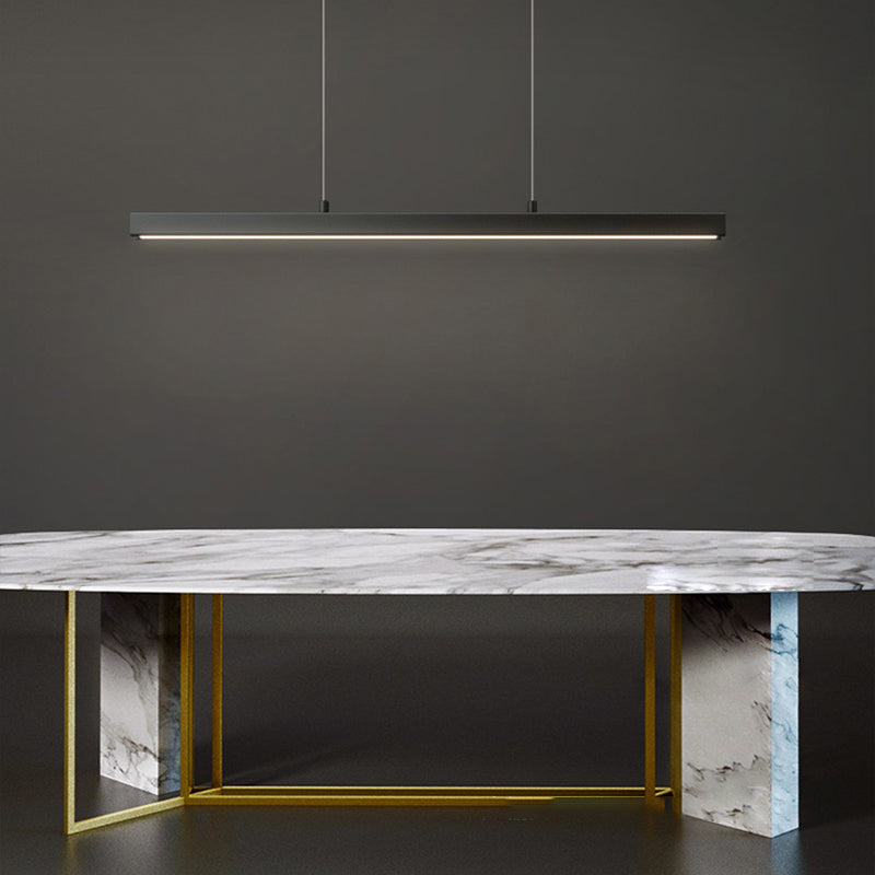 Modern Simple Style Island Lamp LED Aluminum Dining Room Pendant Light