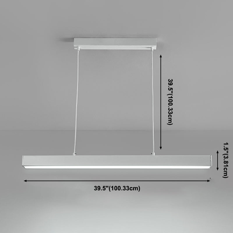 LED simple île lampe de style moderne de style moderne