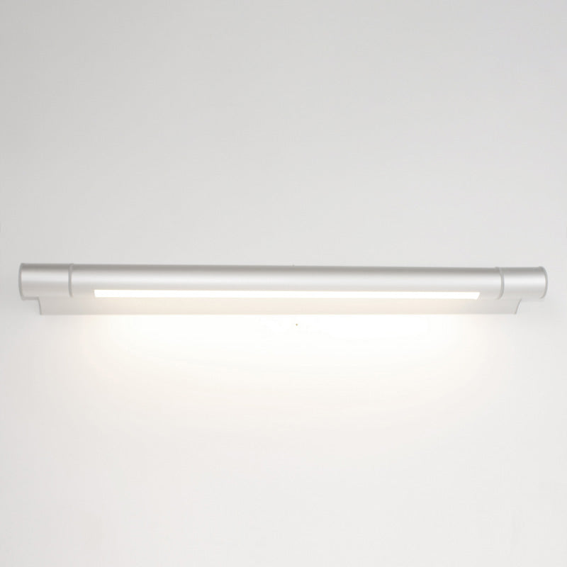 Modern Straight Mirror Light Waterproof Aluminum 1 Light Wall Sconce for Bathroom