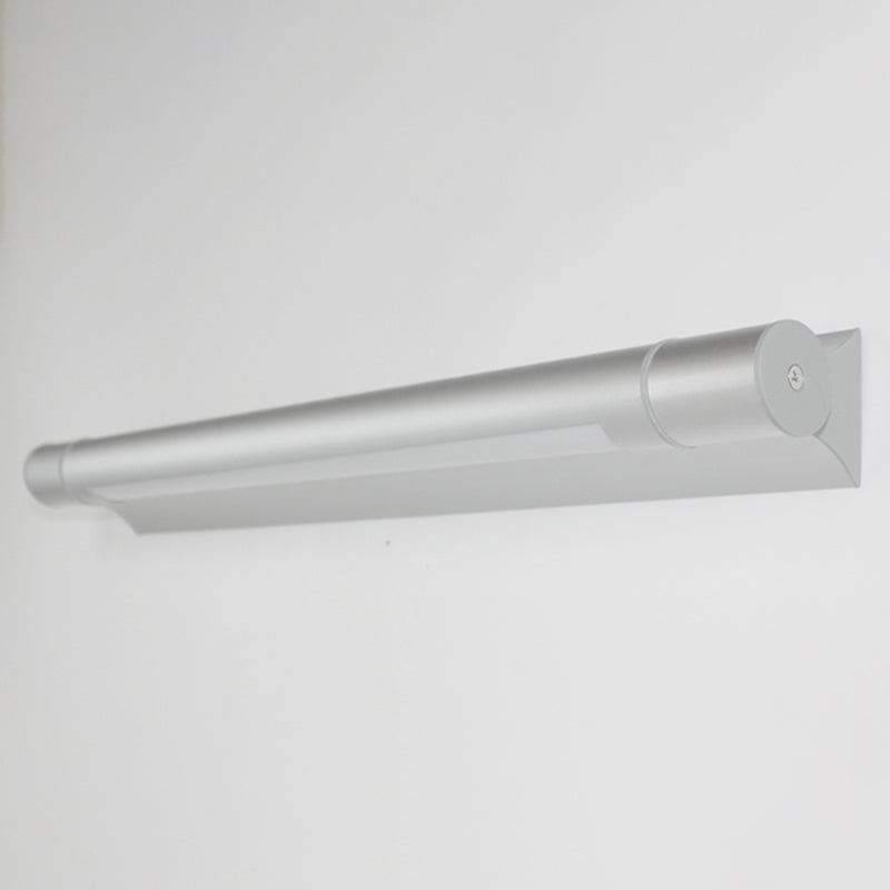 Modern Straight Mirror Light Waterproof Aluminum 1 Light Wall Sconce for Bathroom