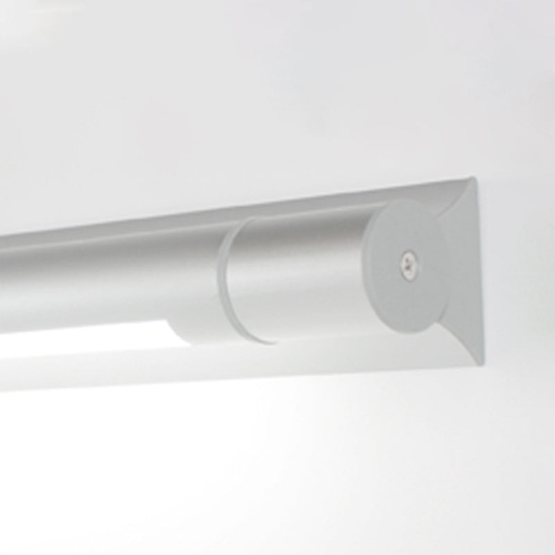 Modern Straight Mirror Light Waterproof Aluminum 1 Light Wall Sconce for Bathroom