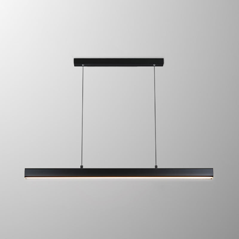 Nordic Simple Island Light armatuur rechthoek LED Dineruimte Hanglamp
