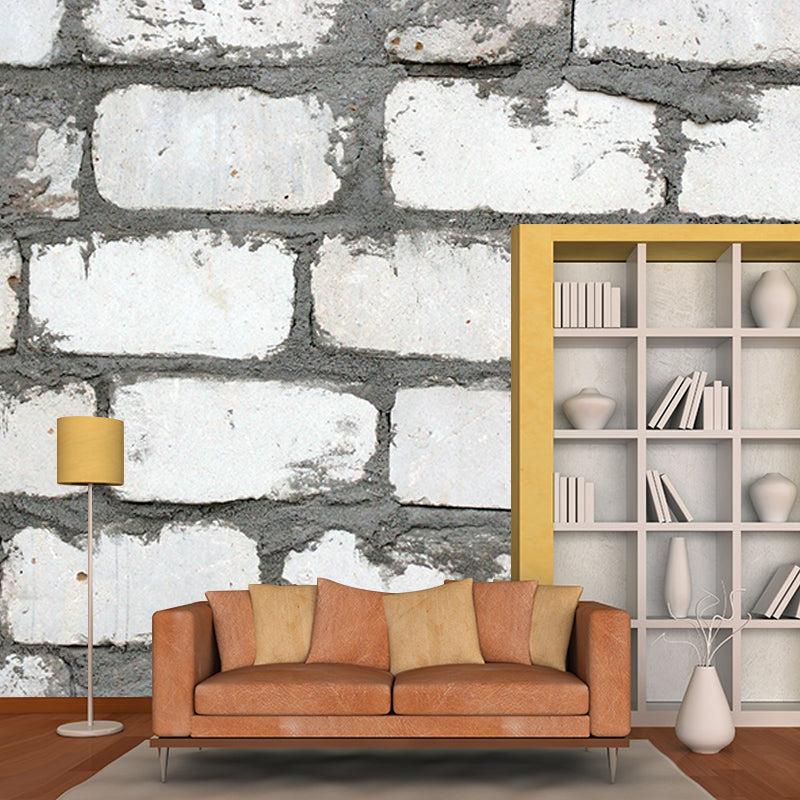 Industrial Style Brick Environment Friendly Mural Wall Covering for Dining Room