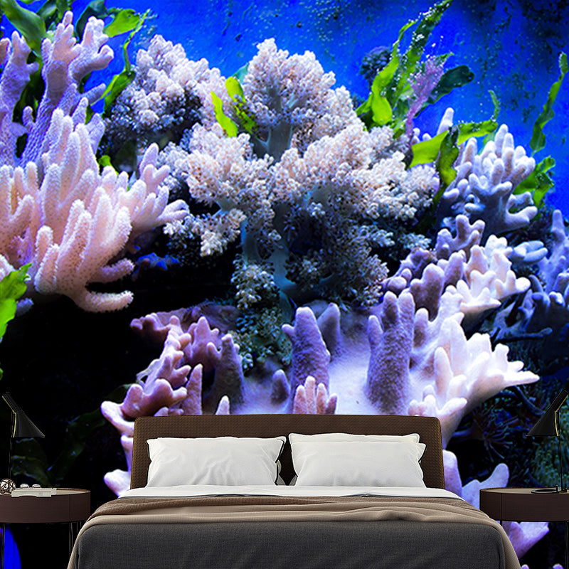 Underwater Creatures Modern Environment Friendly Mural Wall Covering for Living Room