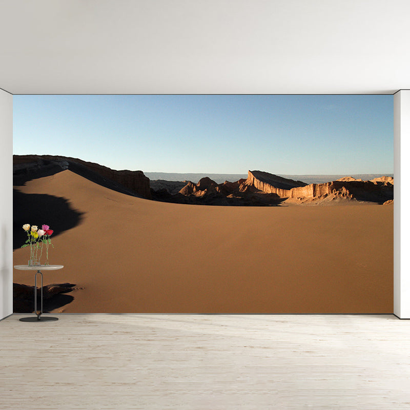 Desert Landscape Photo Wall Mural Stain Resistant Wall Art for Dining Room